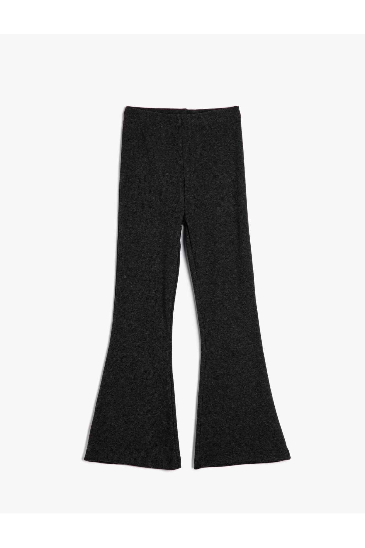 Koton-Basic Flared Trousers with Elastic Waist 1