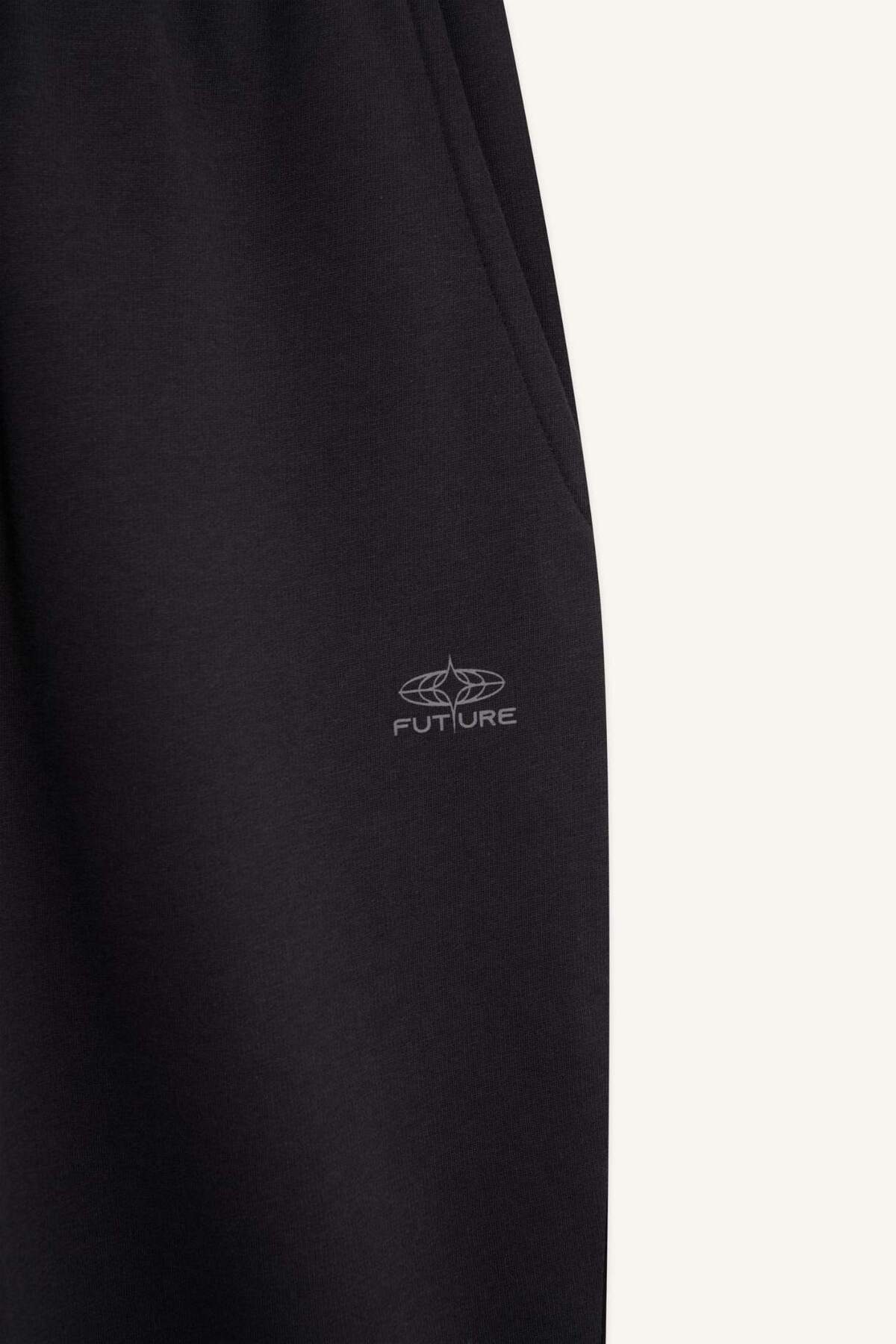 DeFacto-Jogginghose mit normaler Passform, Taschen, Basic, gerader Bund, Schnürung, elastisches Bein, D4416AX25SP 8