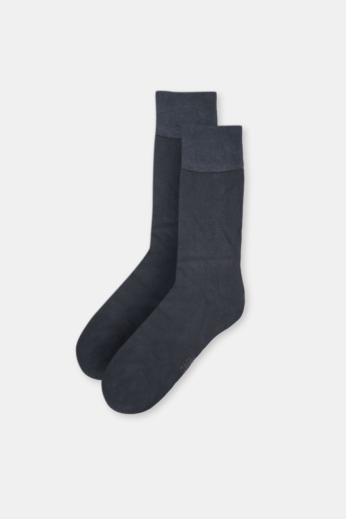 Dagi-Anthracite Bamboo 20/1 Men's Socks 1