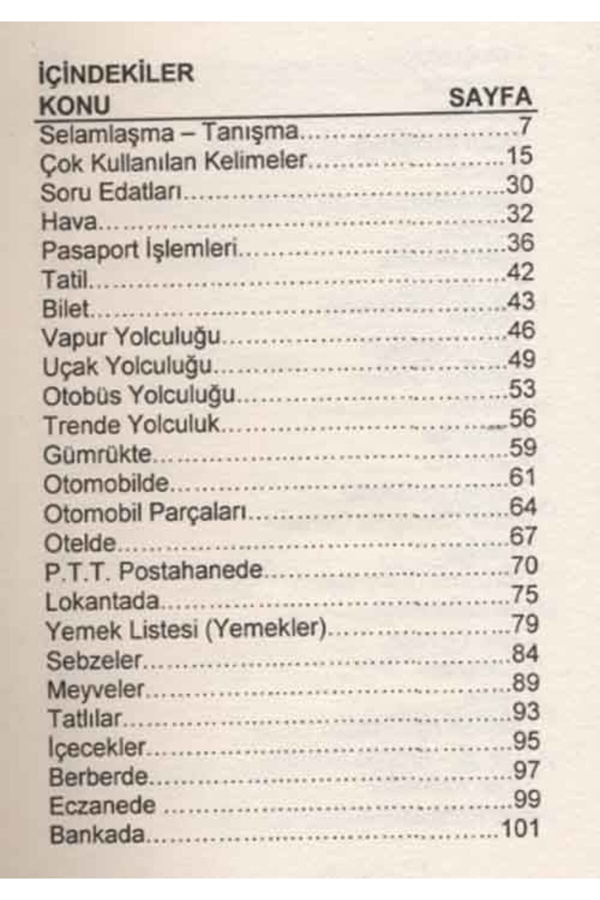 Cantaş Yayınları-دليل التحدث باللغة العربية في سفرك (حجم الجيب) 4