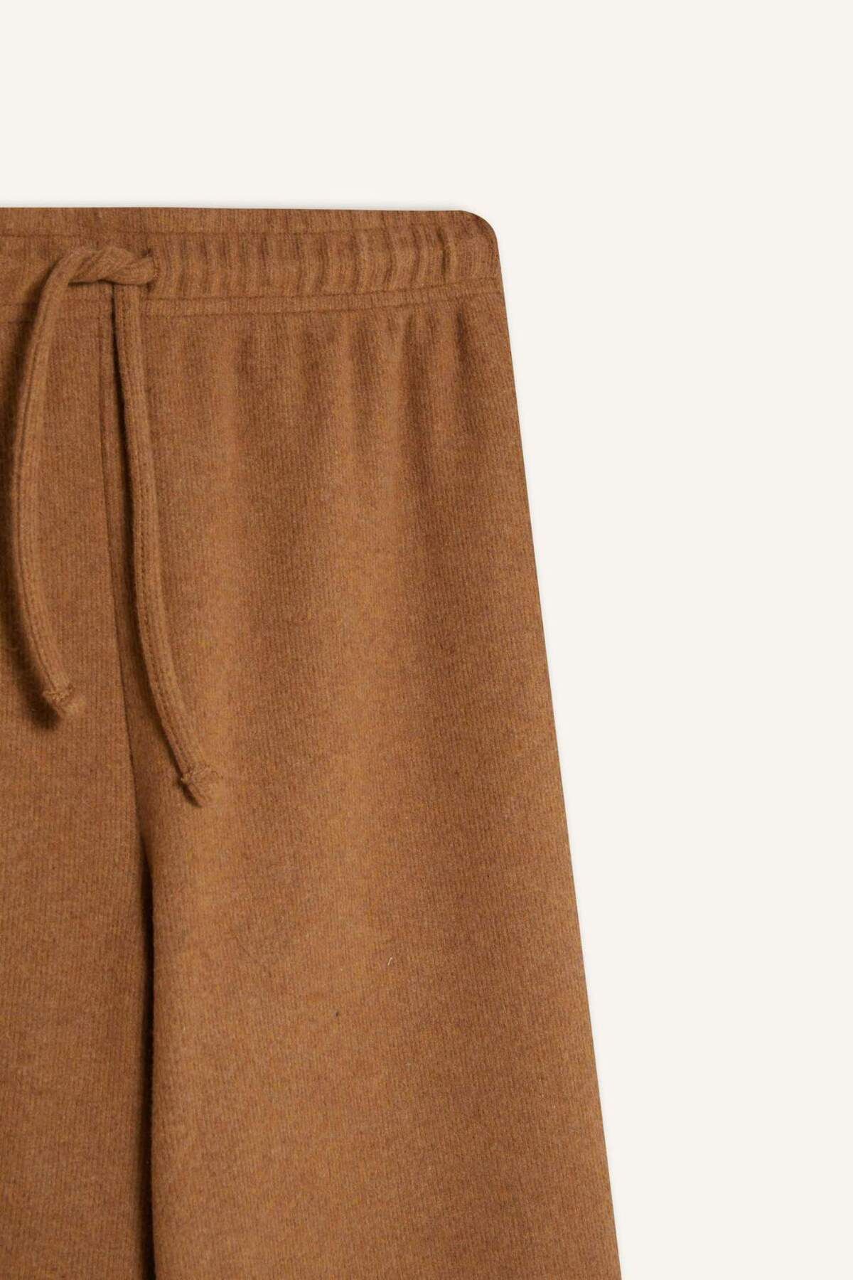 DeFacto-Pantaloni largi, largi, cu șireturi, cu talie elastică D9815AX24WN 8