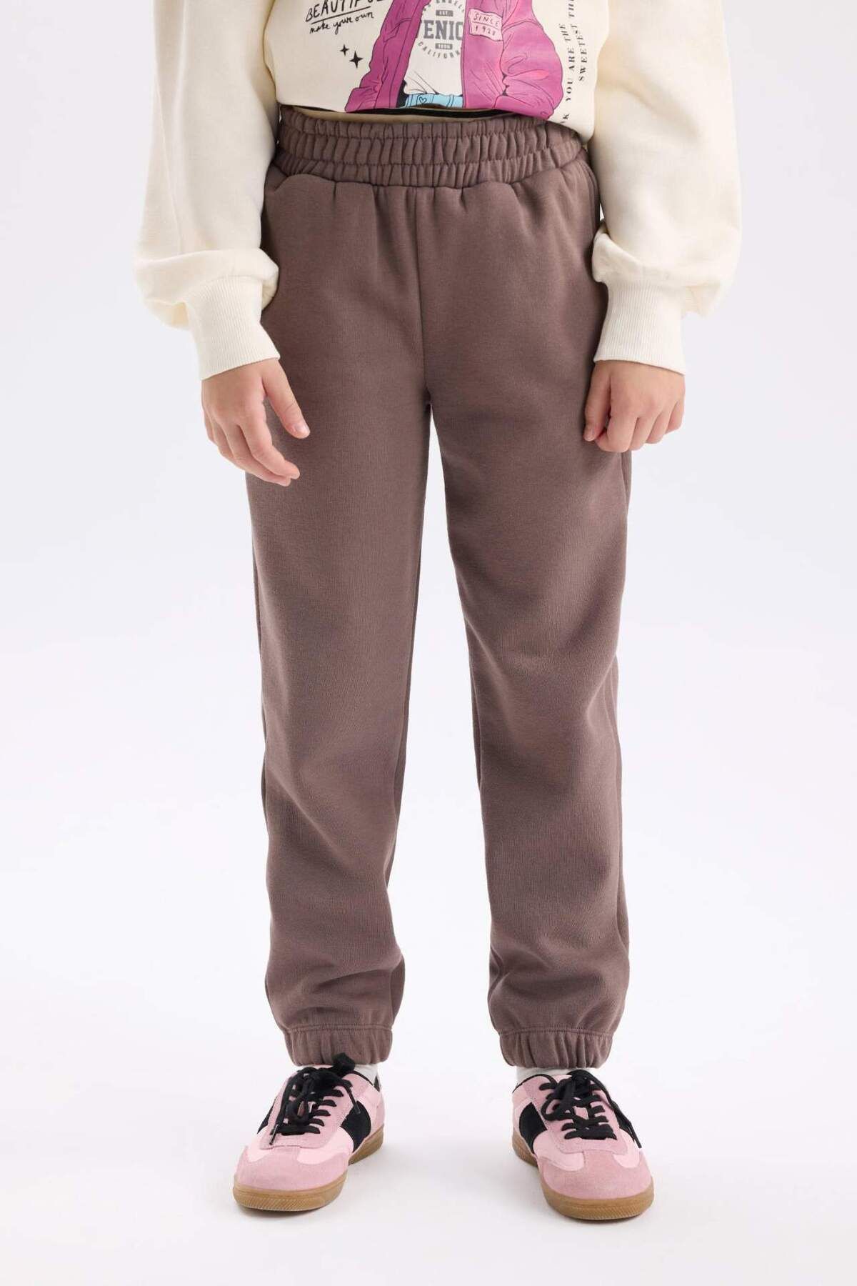 DeFacto-Mädchen-Jogger-Jogginghose mit elastischem Bund D6540A824WN 4