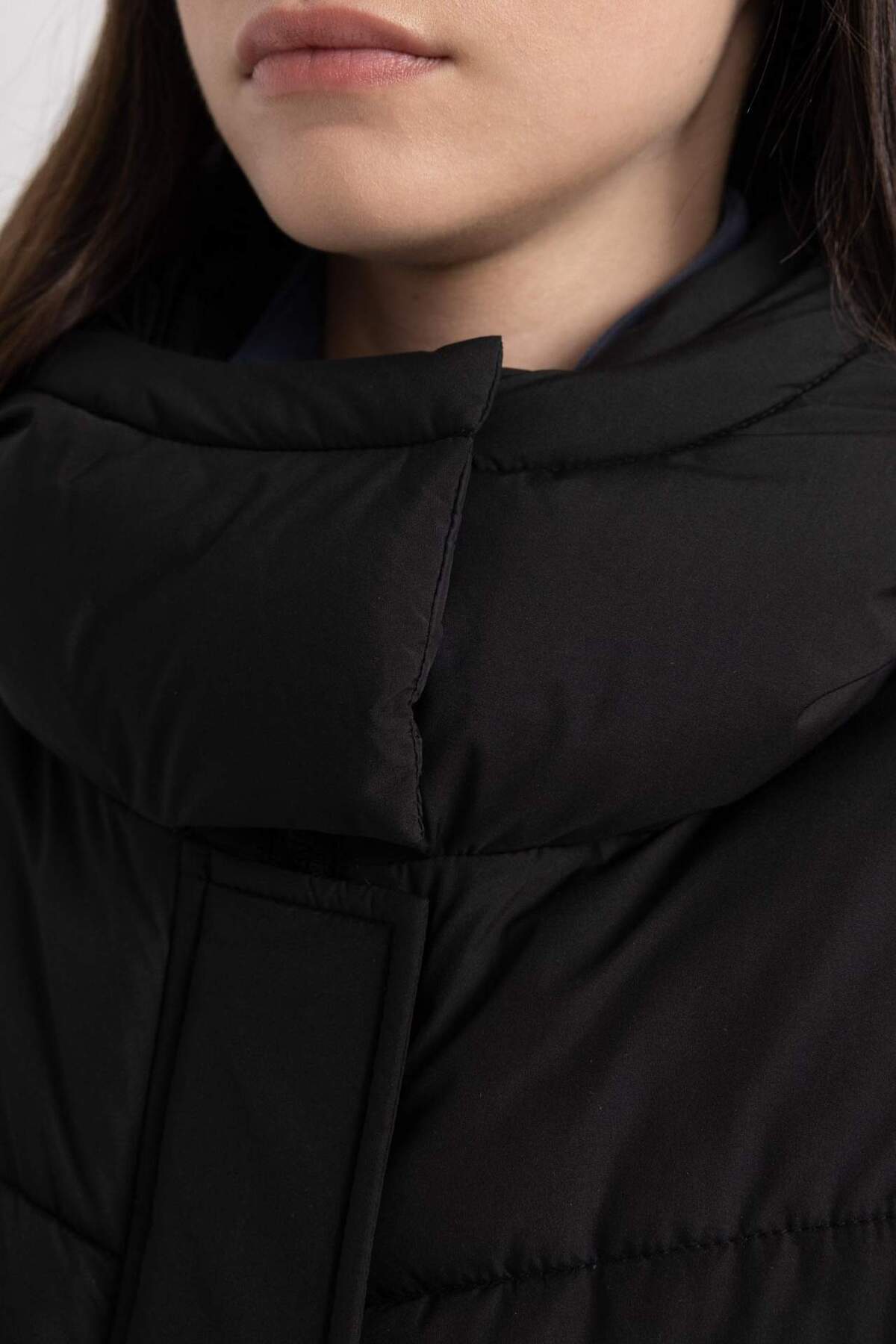 DeFacto-DeFactoFit Wasserabweisende Jacke mit Kapuze, Fleece-gefüttert, wasserdicht, mit Reißverschluss, A1553AX24WN 7