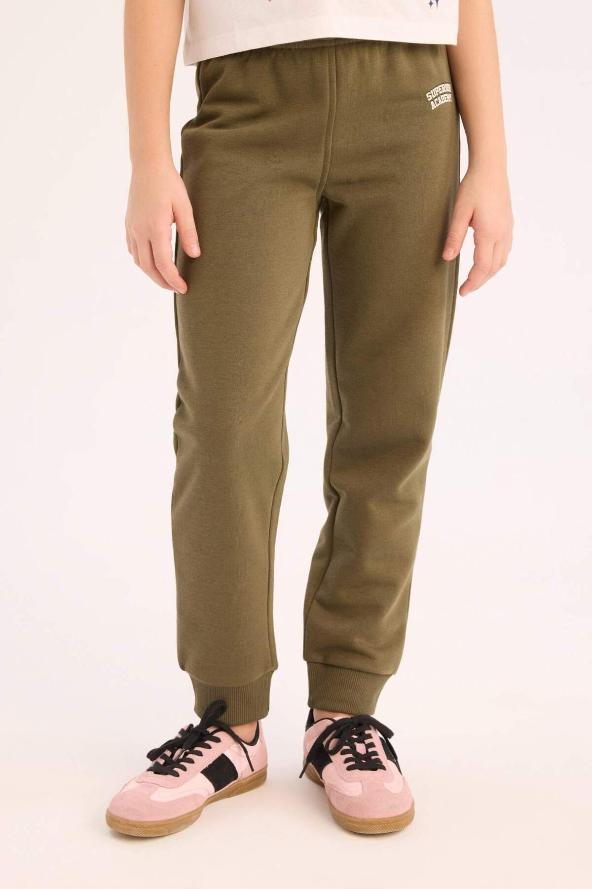 DeFacto-Girl's Printed Rubber Leg Jogger Sweatpants - D7011A824Wn 3