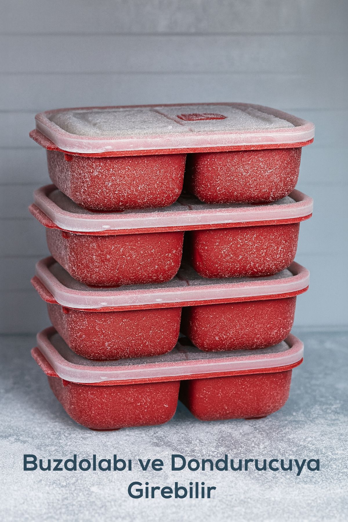 Vienev-Set of 3 Rectangular Storage Containers with Lid Suitable for Microwave - 500 ml 5