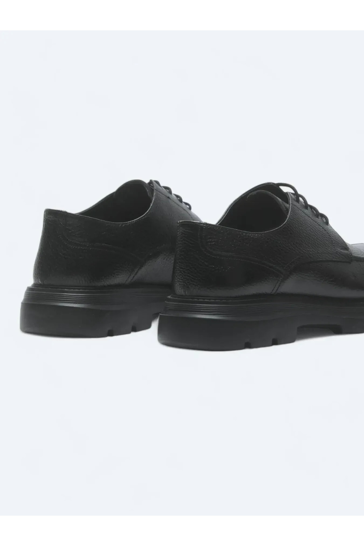 Kip-Black Leather Smart Casual Shoes 5