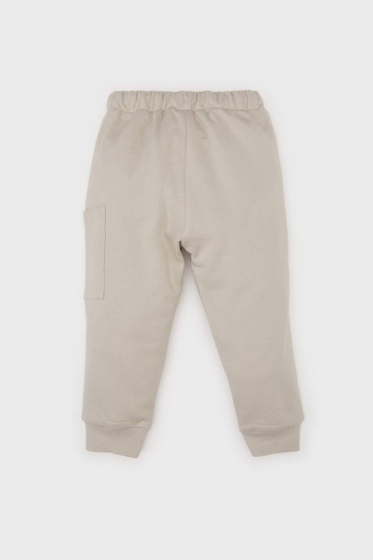 DeFacto-Baby Boy Label Printed Elastic Waist Sweatpants D7635A524Wn 3