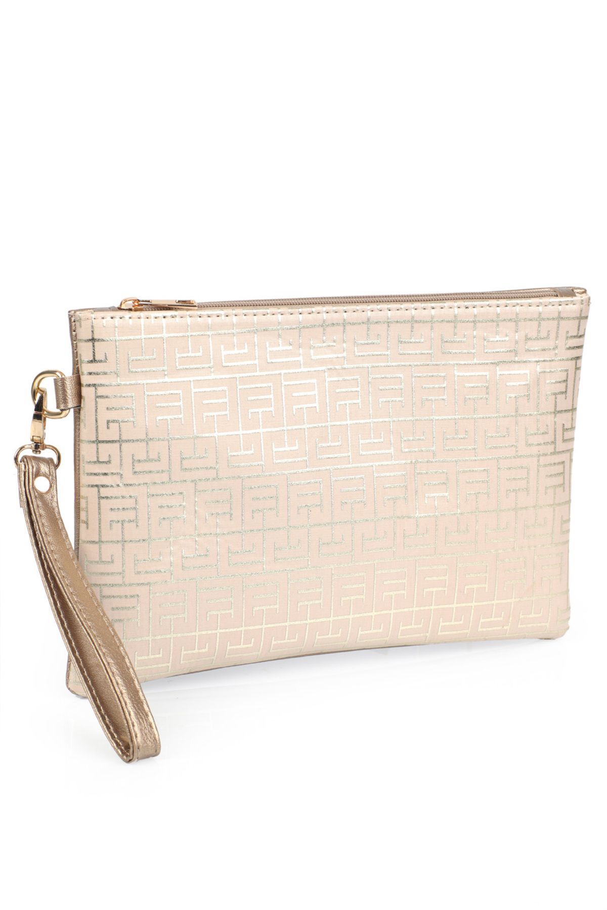 Capone Outfitters-Satin Labyrinth gemusterte Paris Damen Clutch 2