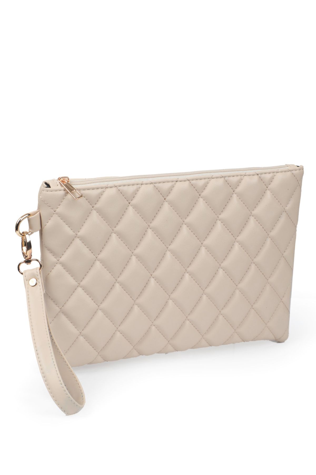 Capone Outfitters-Paris Gesteppte Damentasche in Beige 4