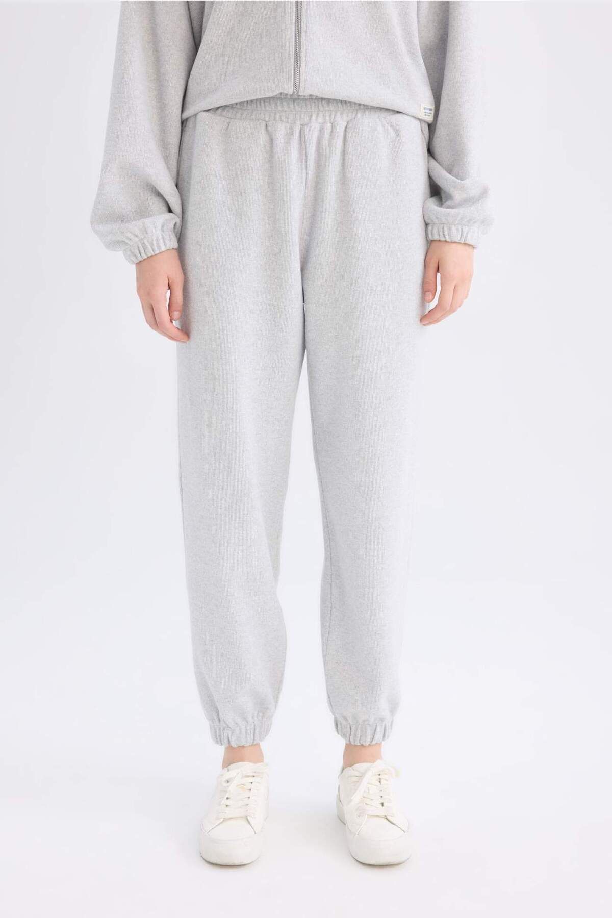 DeFacto-Coool Basic Plain Jogger Jogginghose mit elastischem Bund E1478AX24WN 4
