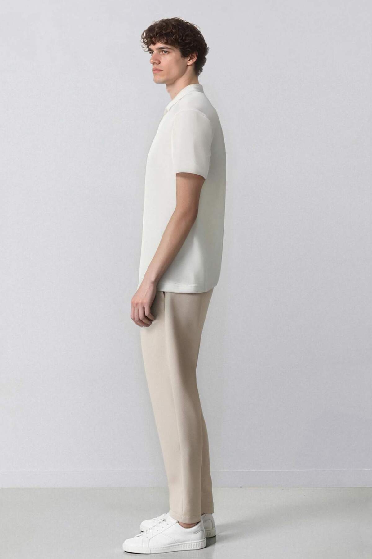 DeFacto-Jogger Summer Fabric Pants Basic Straight Leg with Pockets D3695Ax24Au 4