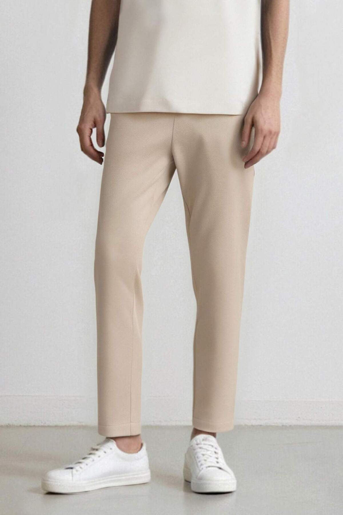 DeFacto-Jogger Summer Fabric Pants Basic Straight Leg with Pockets D3695Ax24Au 6