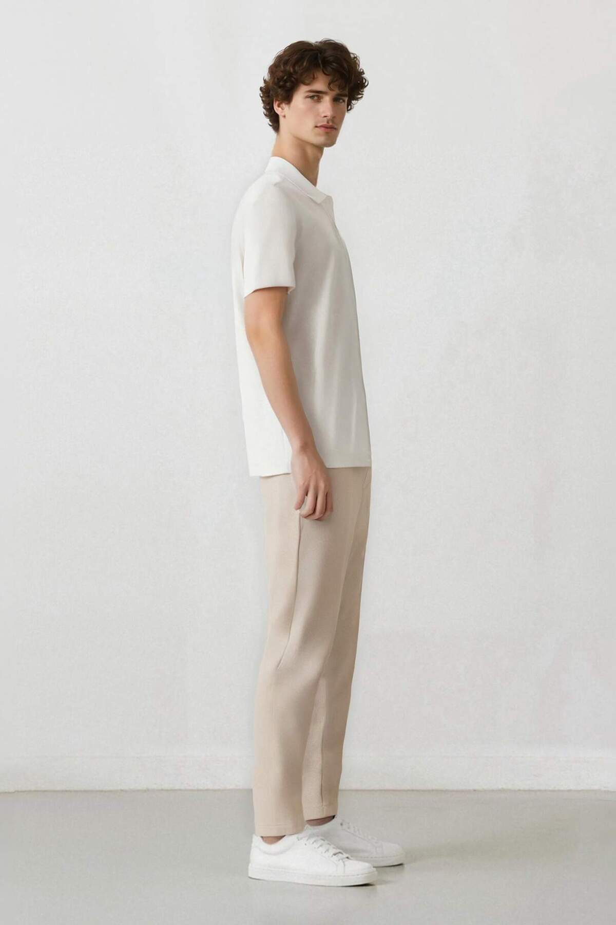 DeFacto-Jogger Summer Fabric Pants Basic Straight Leg with Pockets D3695Ax24Au 5