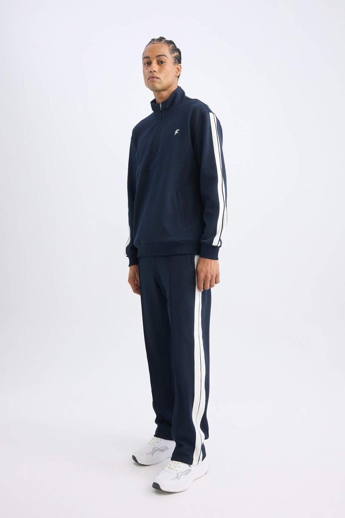 DeFacto-Defactofit Sports Jogger Sweatpants Standard Fit Standard Leg Elastic Waist with Pockets D1957Ax24Au 5