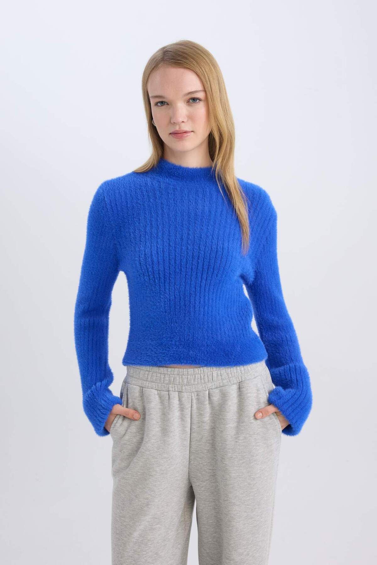 DeFacto-Coool Regular Fit Half Turtleneck Sweater A2013Ax24Cw 3