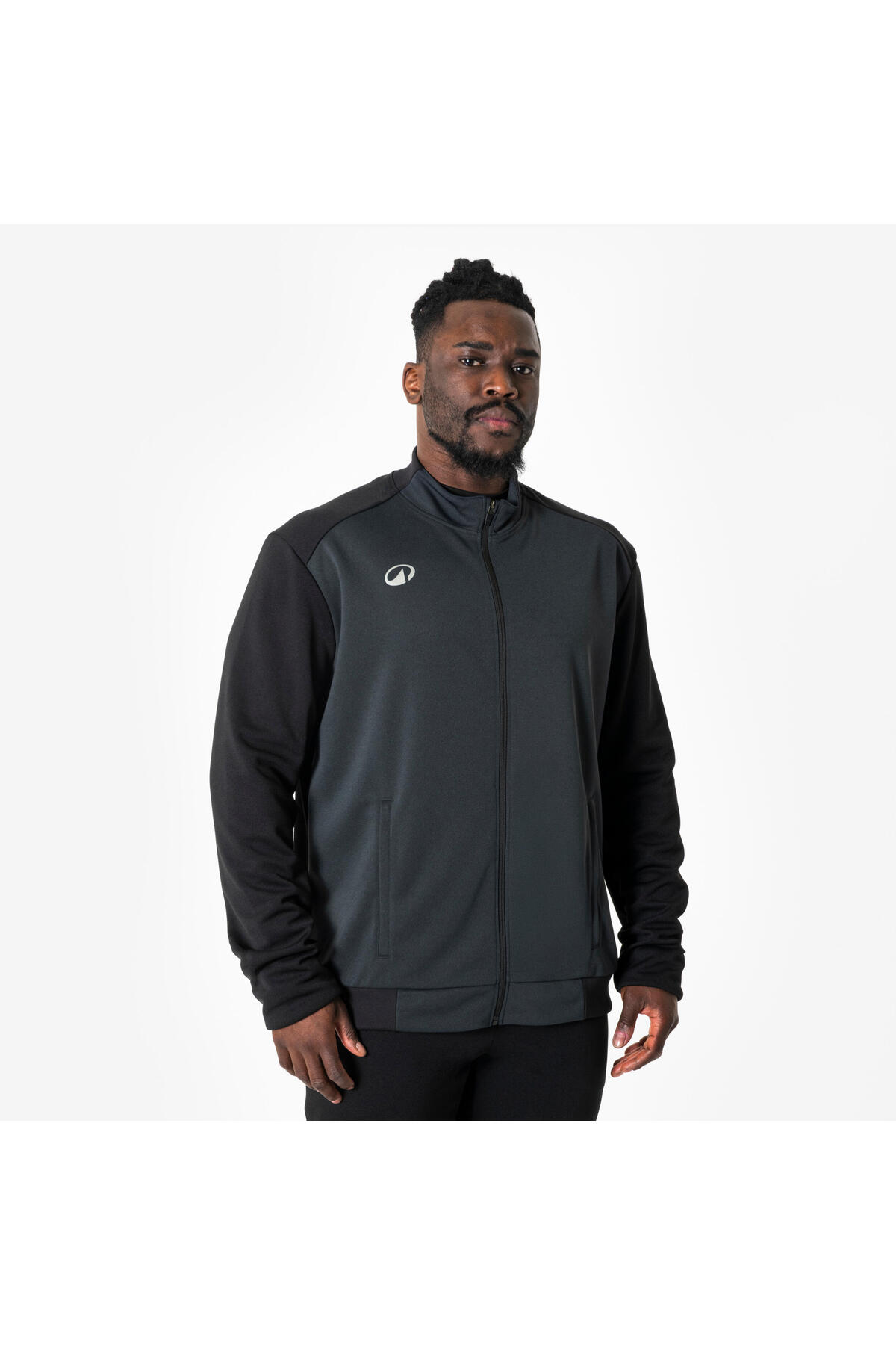 Kipsta Futbol Eşofman Üstü - Siyah/Gri - Essential