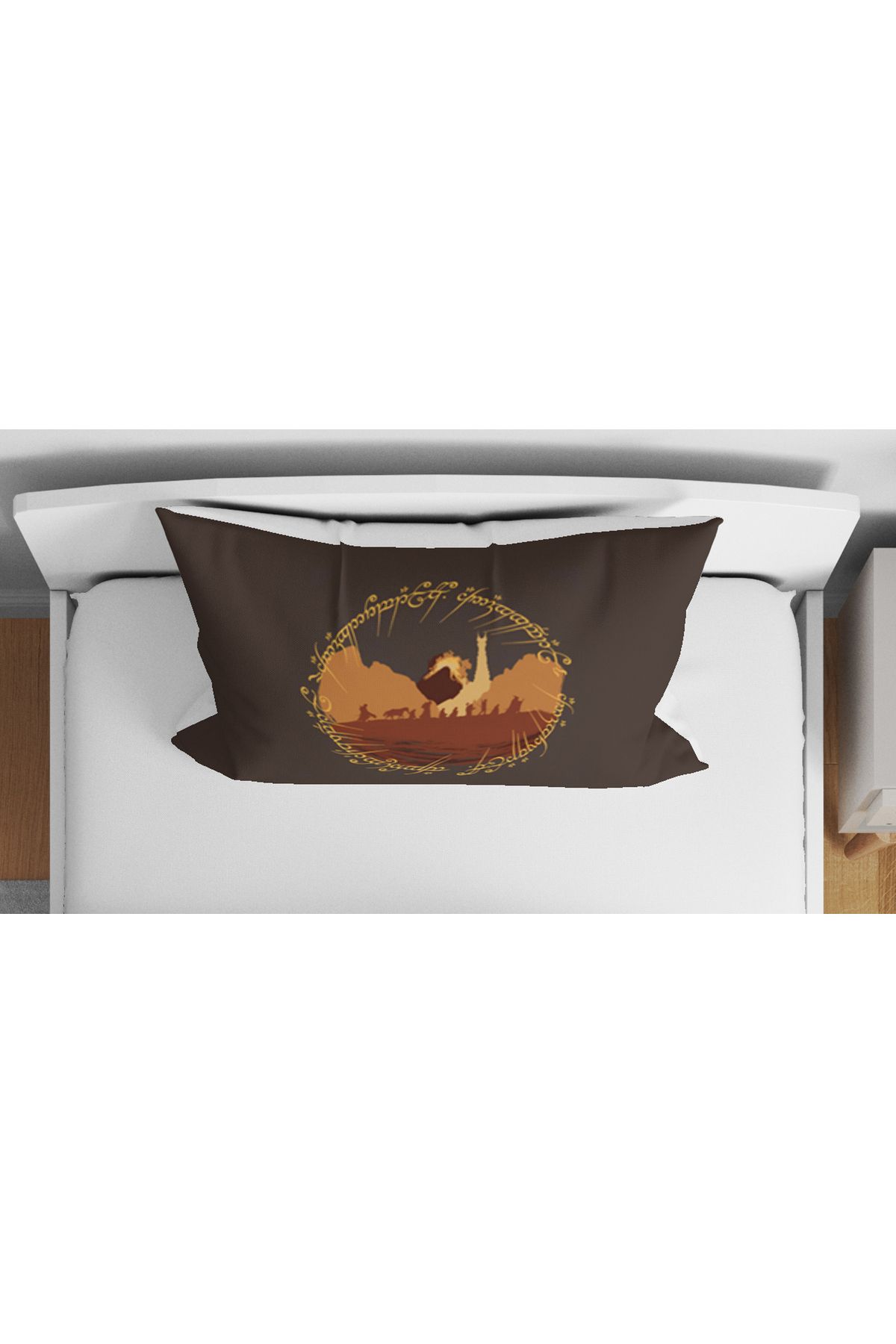 Erays Home-Lord of the Rings Lotr 3D Digital Printed Single Non-Fitted Sheet Bedding Set 2