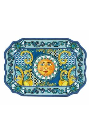 Baci Milano Sicily Tepsi 47 cm x 33 cm Mavi TRAY.SIC03