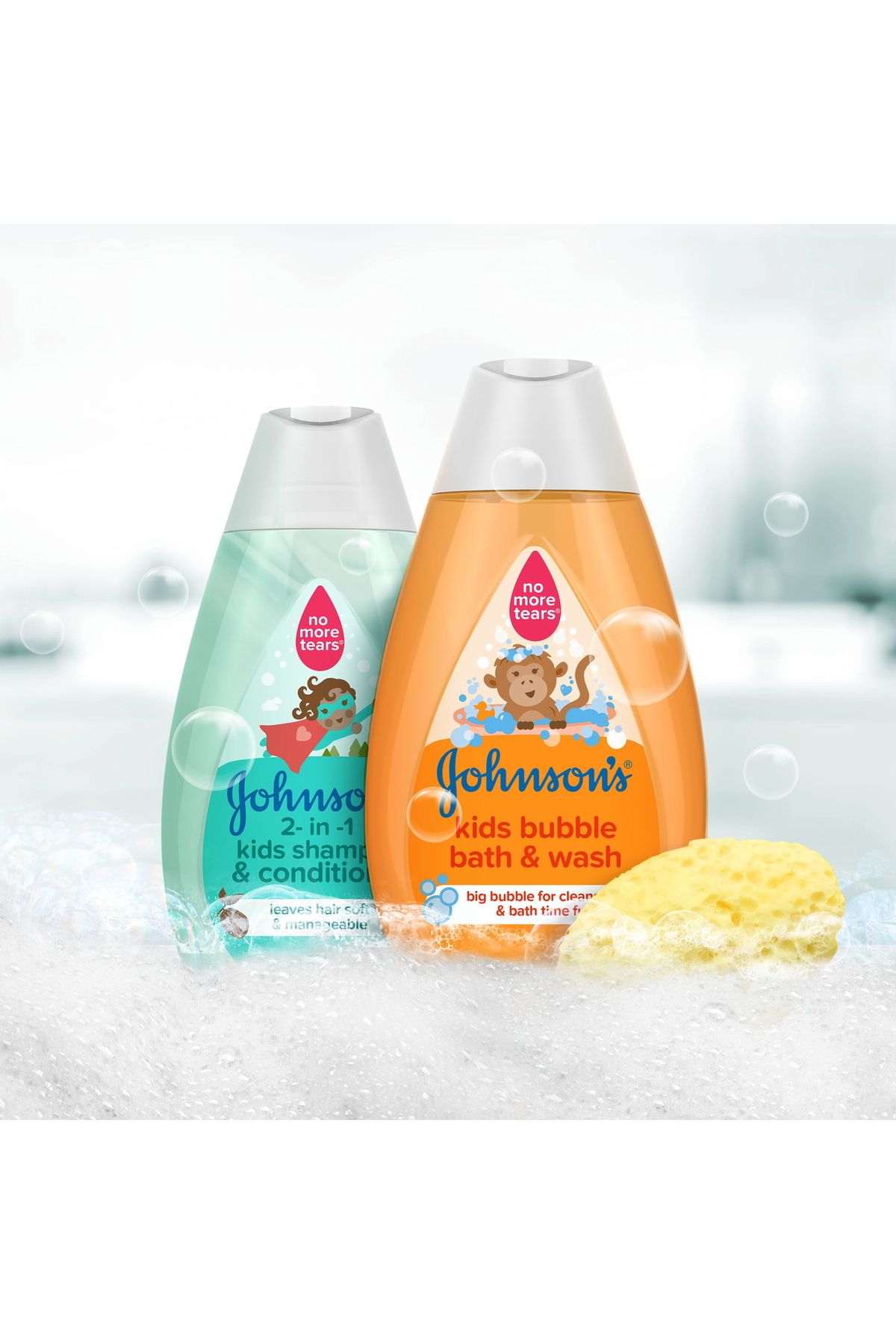 Johnson & Johnson-Johnson's 2-in-1 Kids Shampoo & Conditioner 200 ml Gentle Cleansing & Conditioning in One Step 6