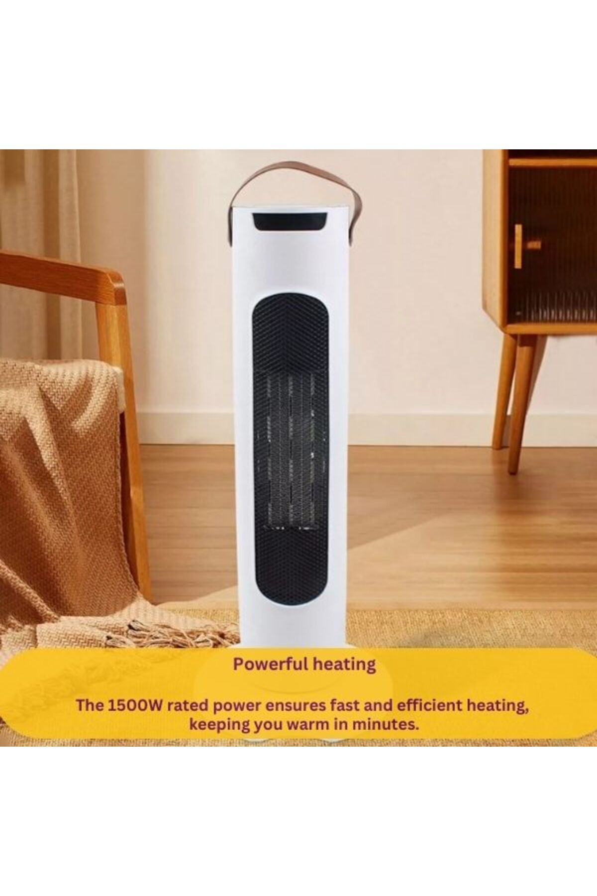 Mercaton-Ventilator Tower with Remote Control, LCD Display, Heating Levels 4