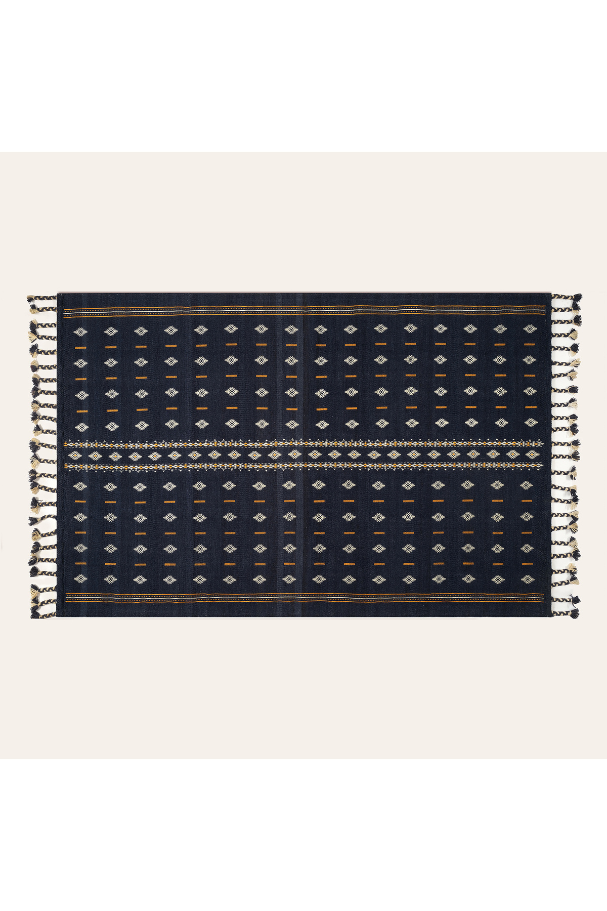 Zsa Zsa Zsu Jaıpur Yün Kilim 80x150 Cm Mavi