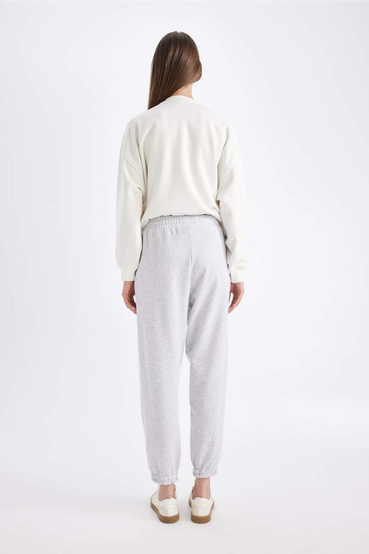 DeFacto-Jogger-Jogginghose Basic Plain Taille mit elastischen Beinen mit Taschen D4234AX24AU 7
