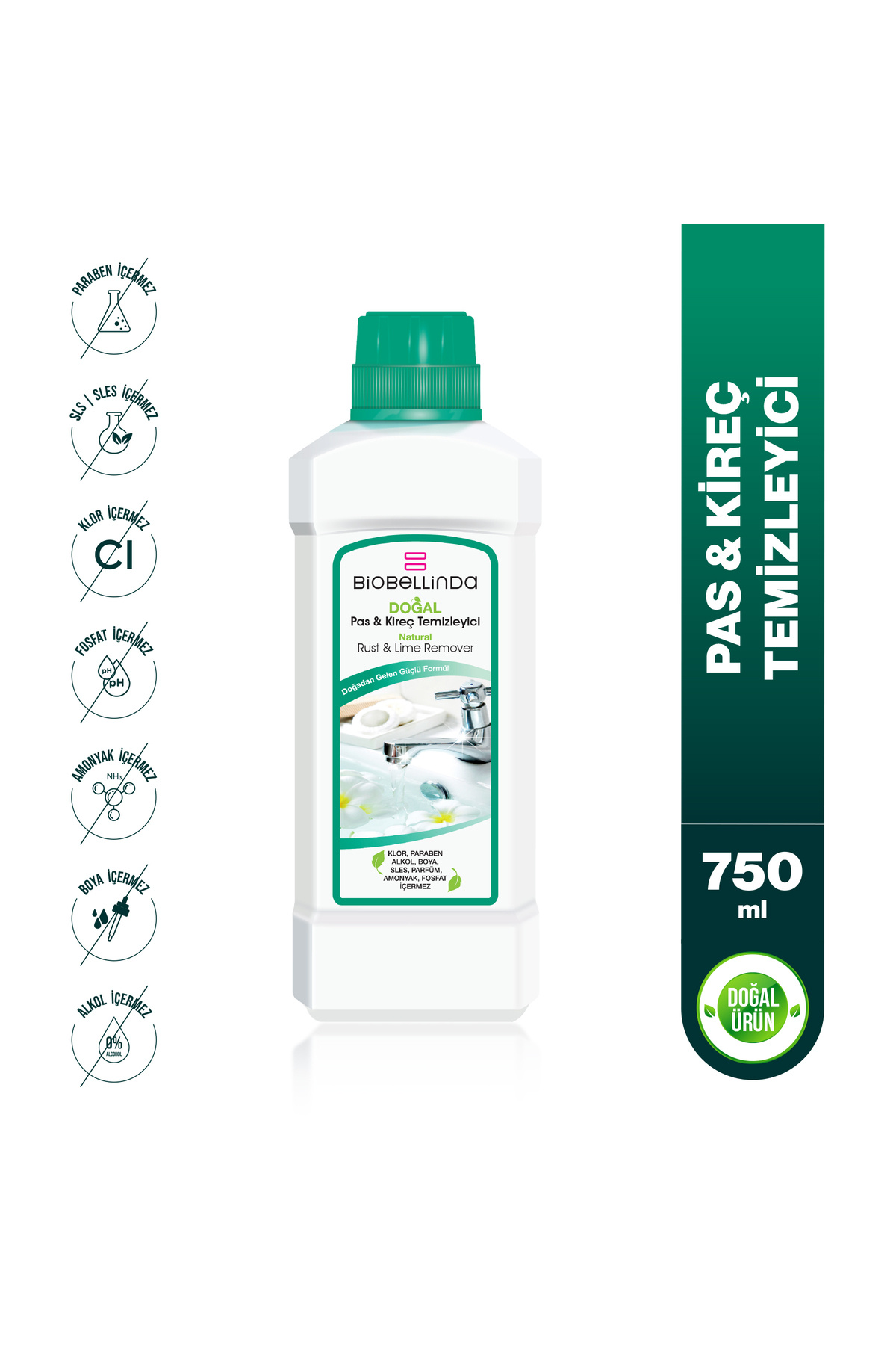 BioBellinda Doğal Pas & Kireç Temizleyici 750 Ml