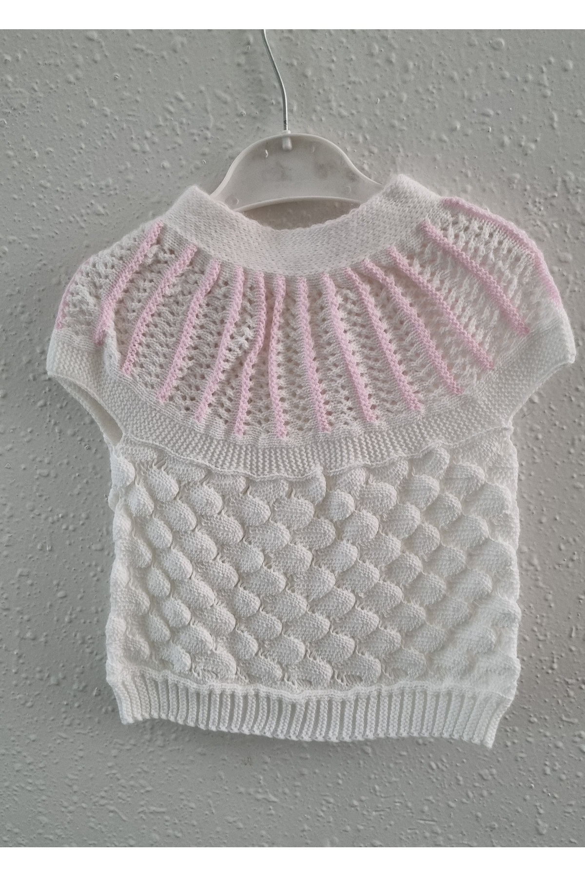 BABYLY Bebek triko Yeleği midiye kabuğu Desenli 9 A12 Aylık fotoğrafı 2 (önizleme)