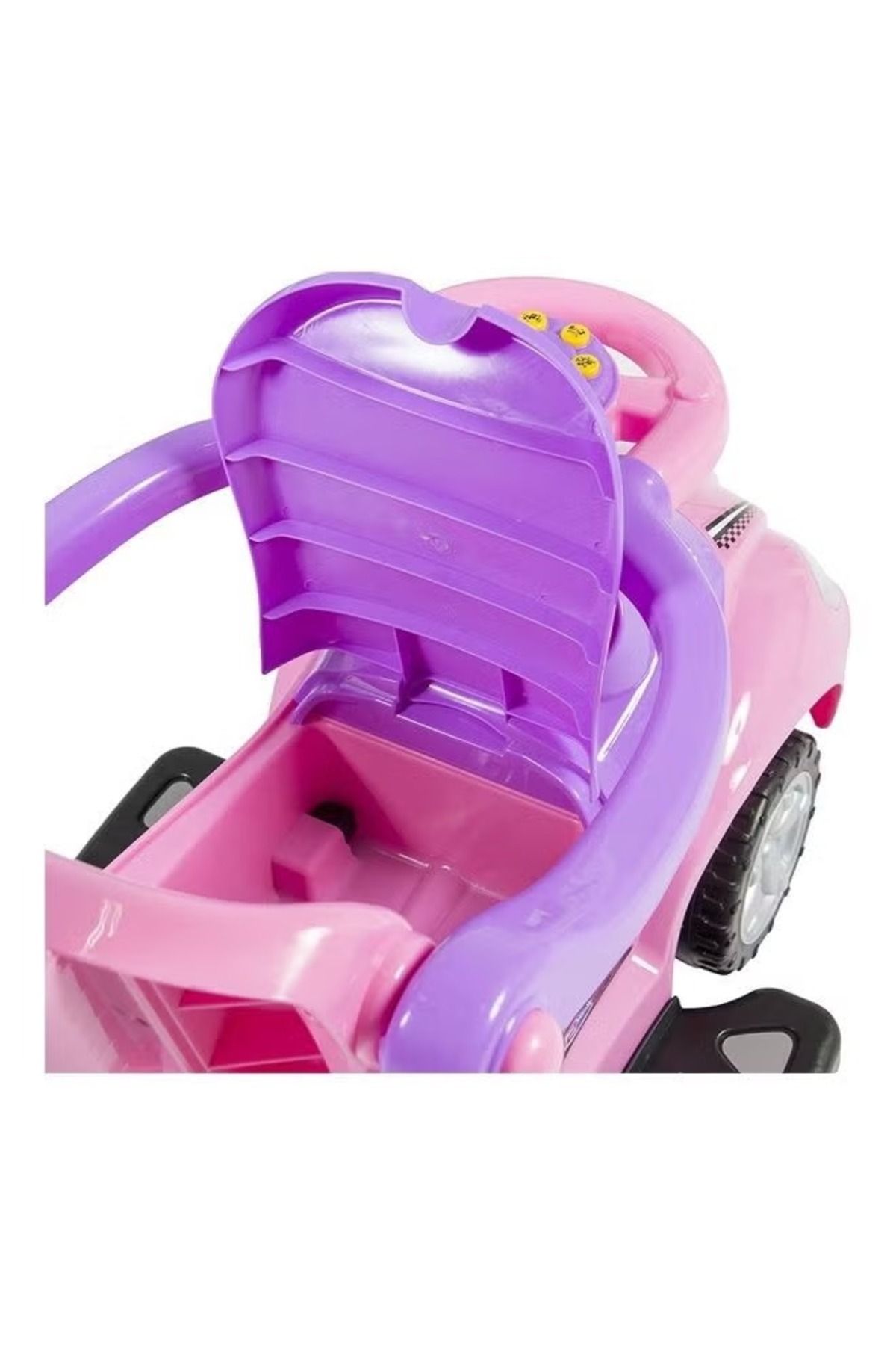 rexa-3-in-1 Kids Push And Pedal Toddler Ride On Wagon Play Toy Stroller With Sounds, Handle, Horn 5