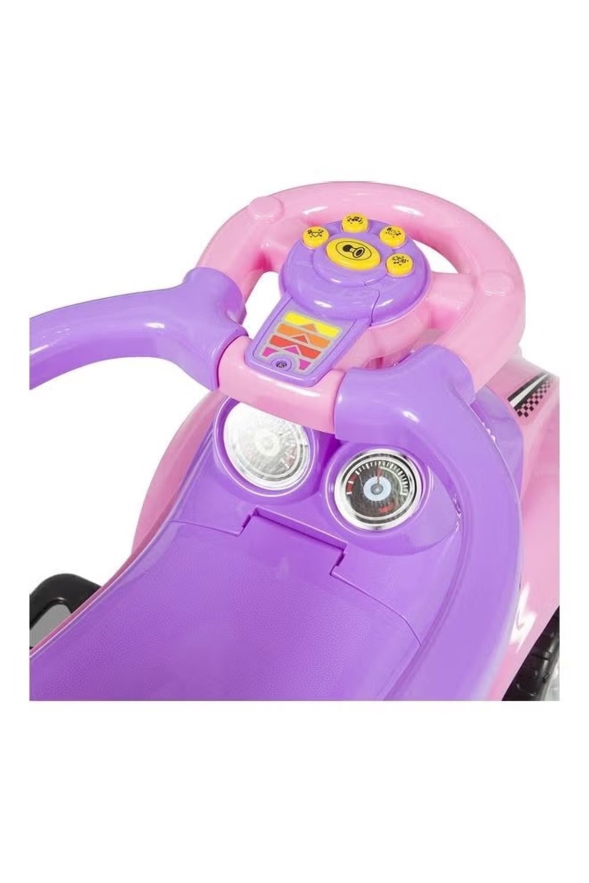 rexa-3-in-1 Kids Push And Pedal Toddler Ride On Wagon Play Toy Stroller With Sounds, Handle, Horn 4
