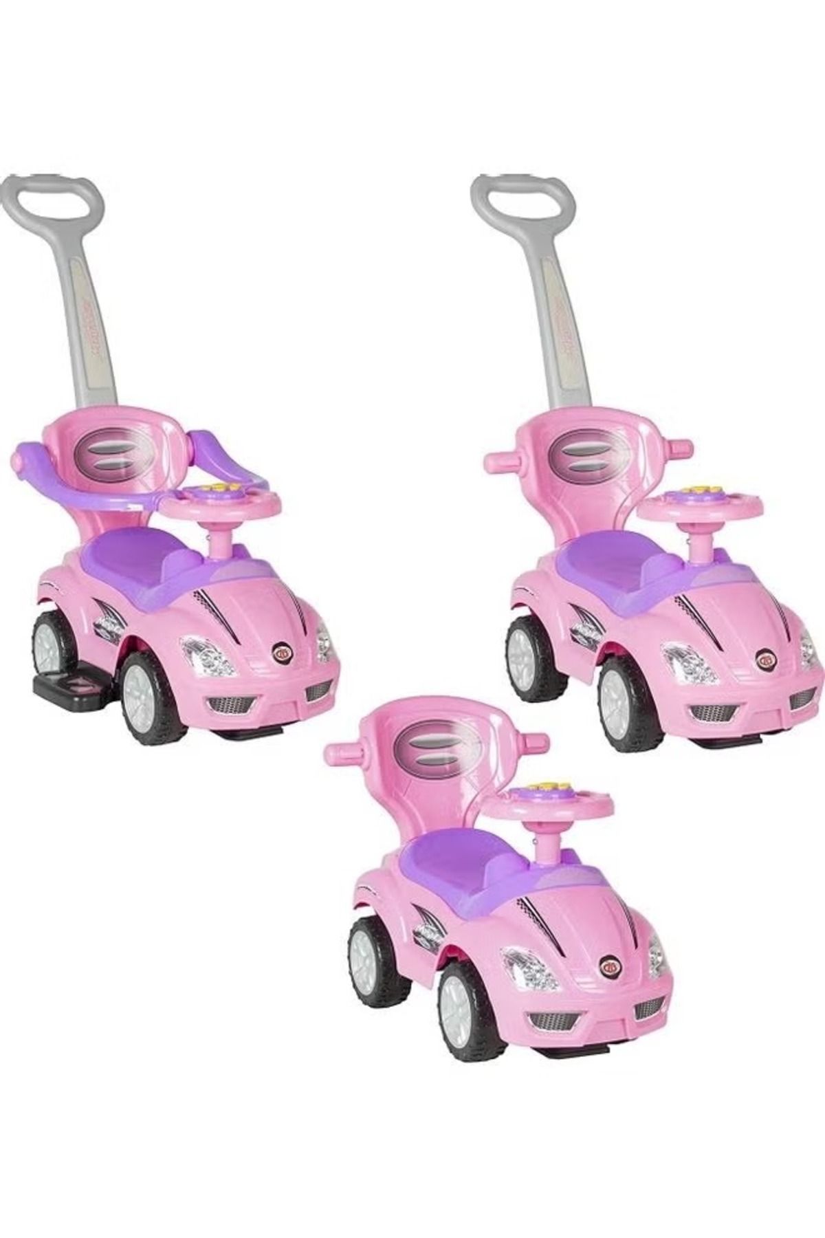 rexa-3-in-1 Kids Push And Pedal Toddler Ride On Wagon Play Toy Stroller With Sounds, Handle, Horn 3