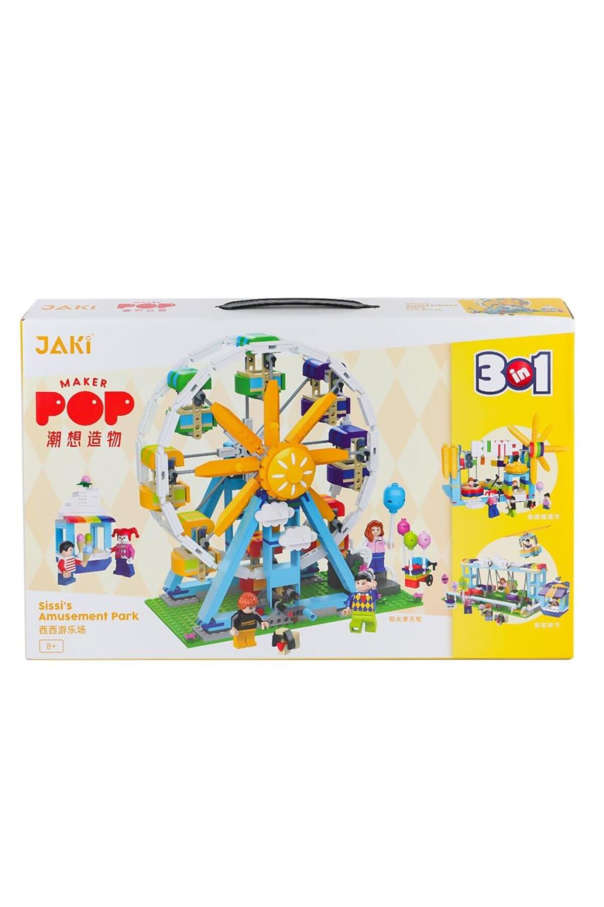 Nessiworld Jk2180 مجموعه بلوک ۳ در ۱ پارک تفریحی جکی سیسی - واگن لایف