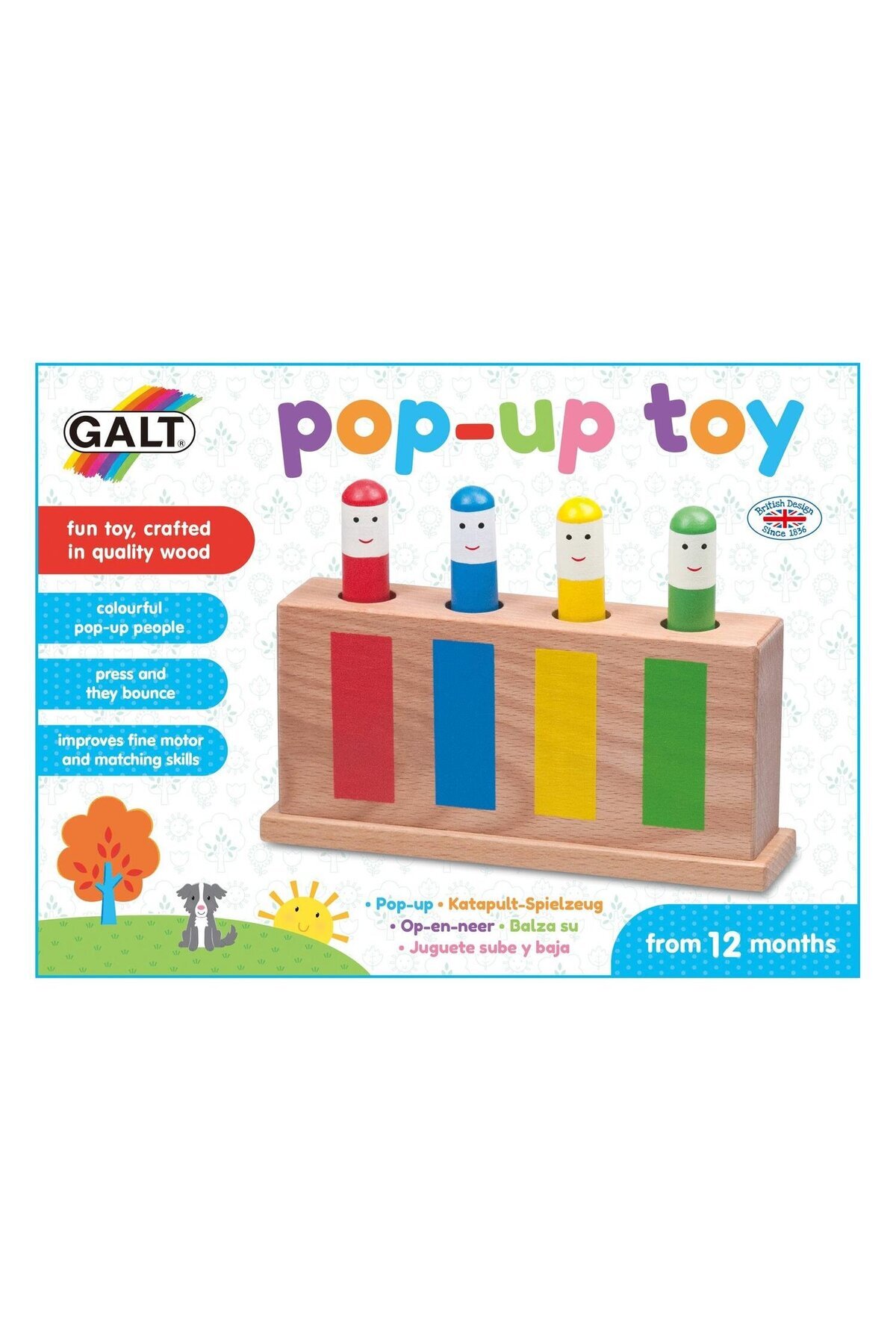 Galt Jucarie Din Lemn Pop-up - One Size
