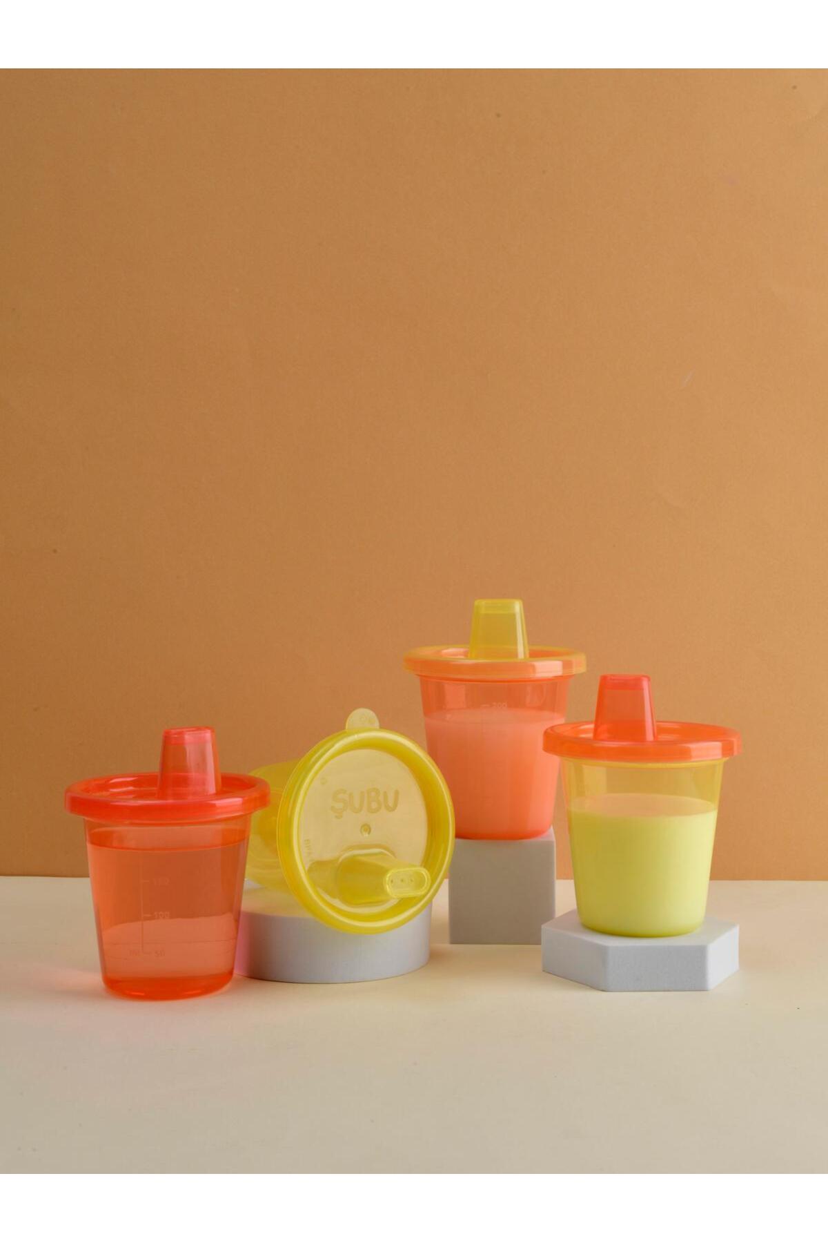 ŞUBU BABY 2'li̇ Bebek Suluk Aliştirma Bardaği 200ml(2 Adet) fotoğrafı 4 (önizleme)