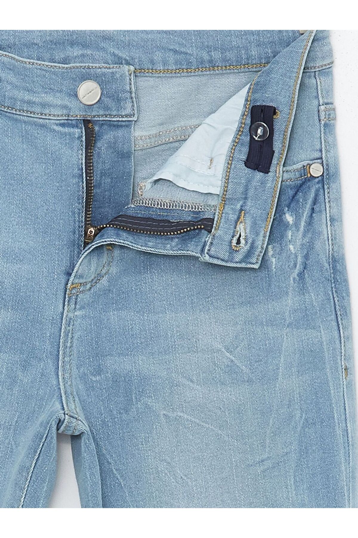 LC Waikiki-Lcw Kids Boy's Jeans Trousers with Adjustable Elastic Waist 6