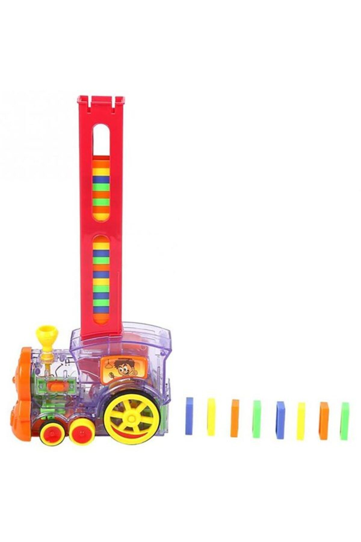 Bebeking-Train locomotive domino with automatic arrangement 80 pieces 7