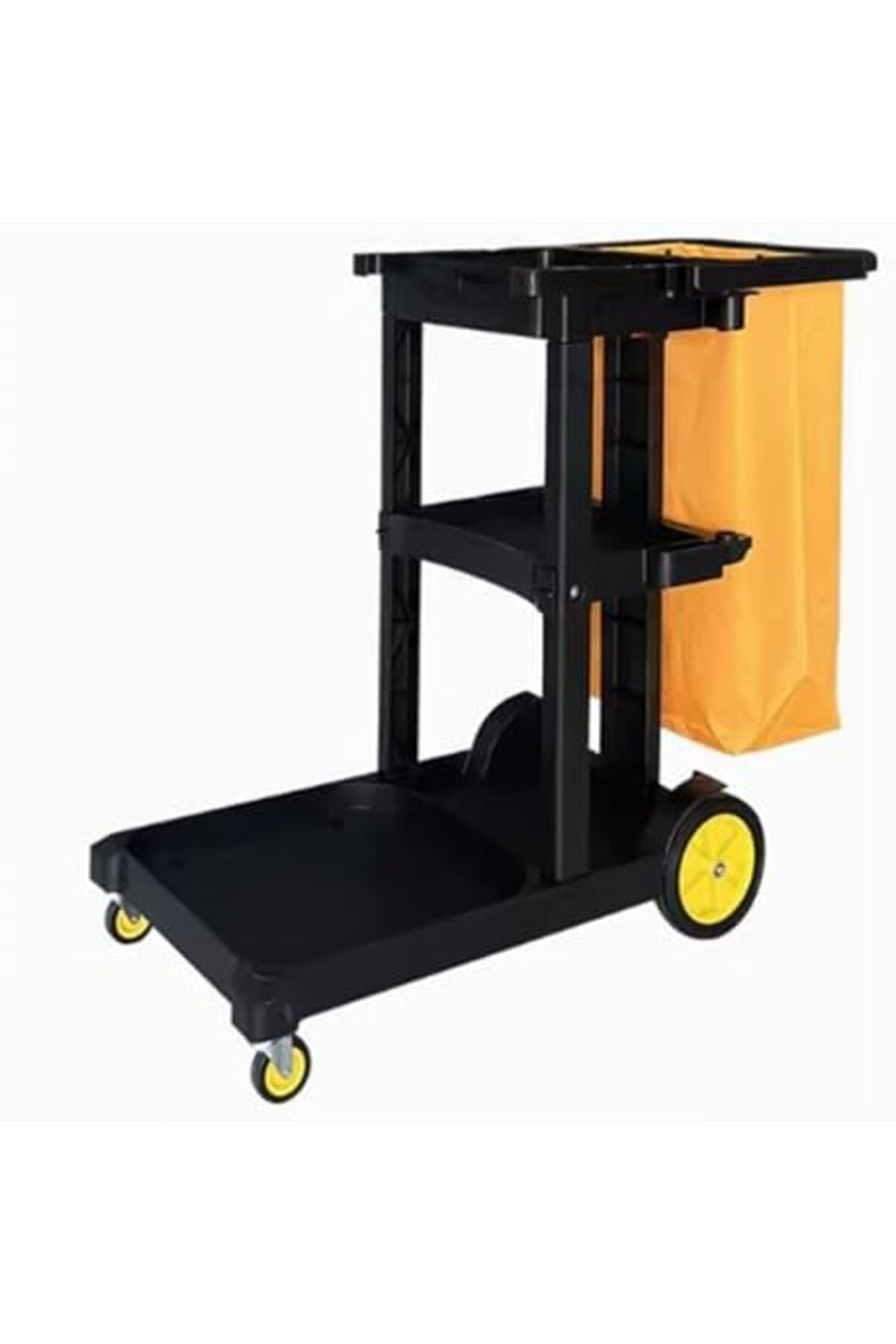 AKC GROUP-AKC Multipurpose Cleaning Cart with Cover – Durable 3-Tier Utility Service Trolley with Bag – He 4