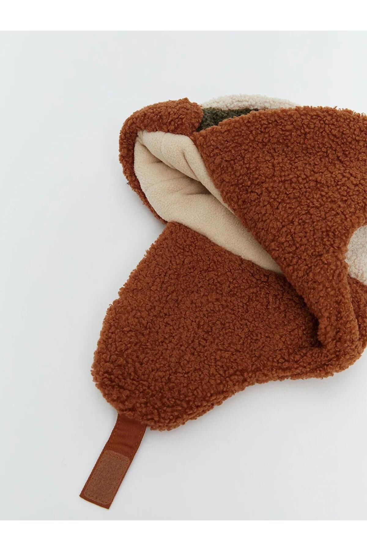 LC Waikiki-Lcw Accessories Boys' Snow Hat with Fur Inside (W5) 3