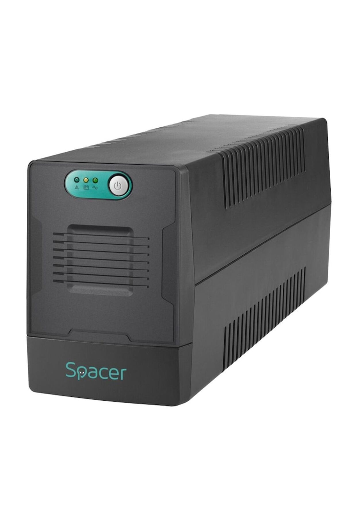 Spacer-UPS Line Interactive, 1000VA/600W, AVR, 4 Schuko outlets, status indication with LED, 2 x 12V 2