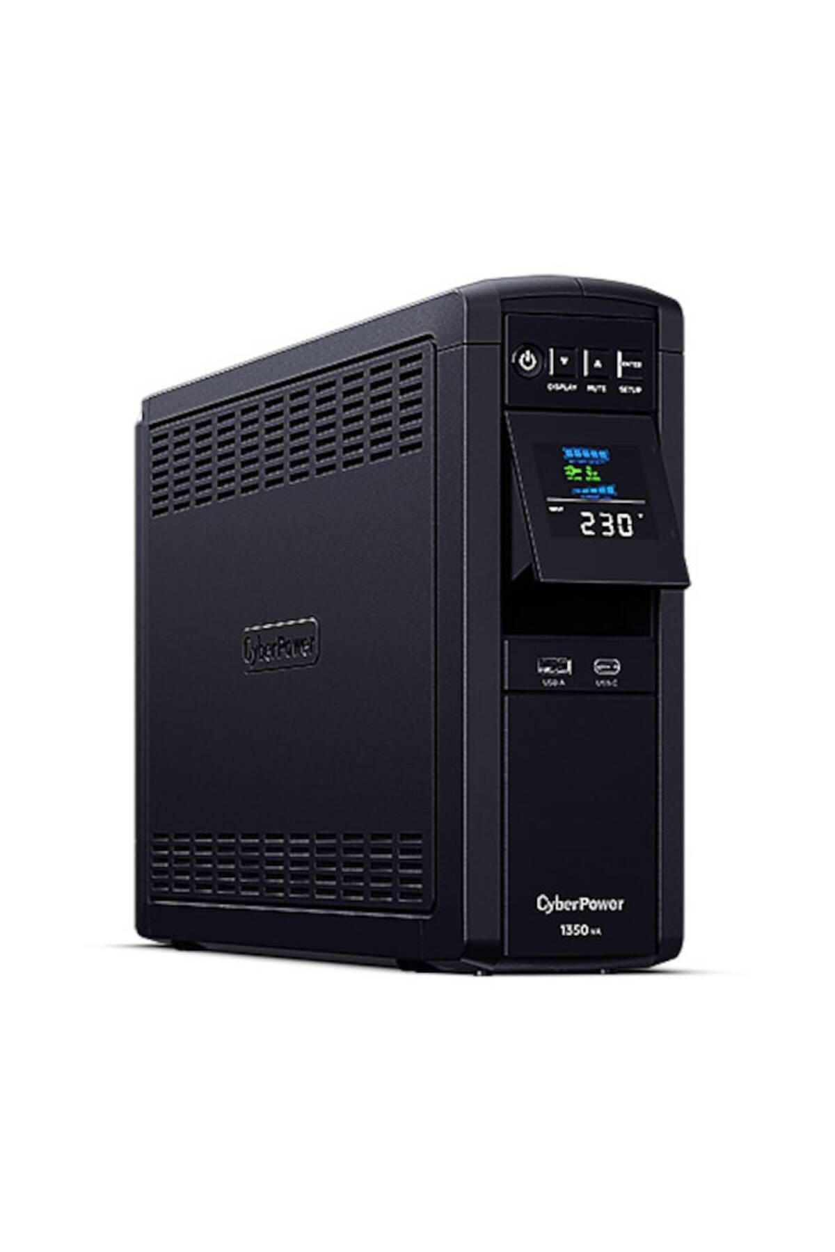 CyberPower-UPS CP1350EPFCLCD, 1350VA/810W, 6 Schuko Outlets, Pure Sine Wave, Color LCD Display 3