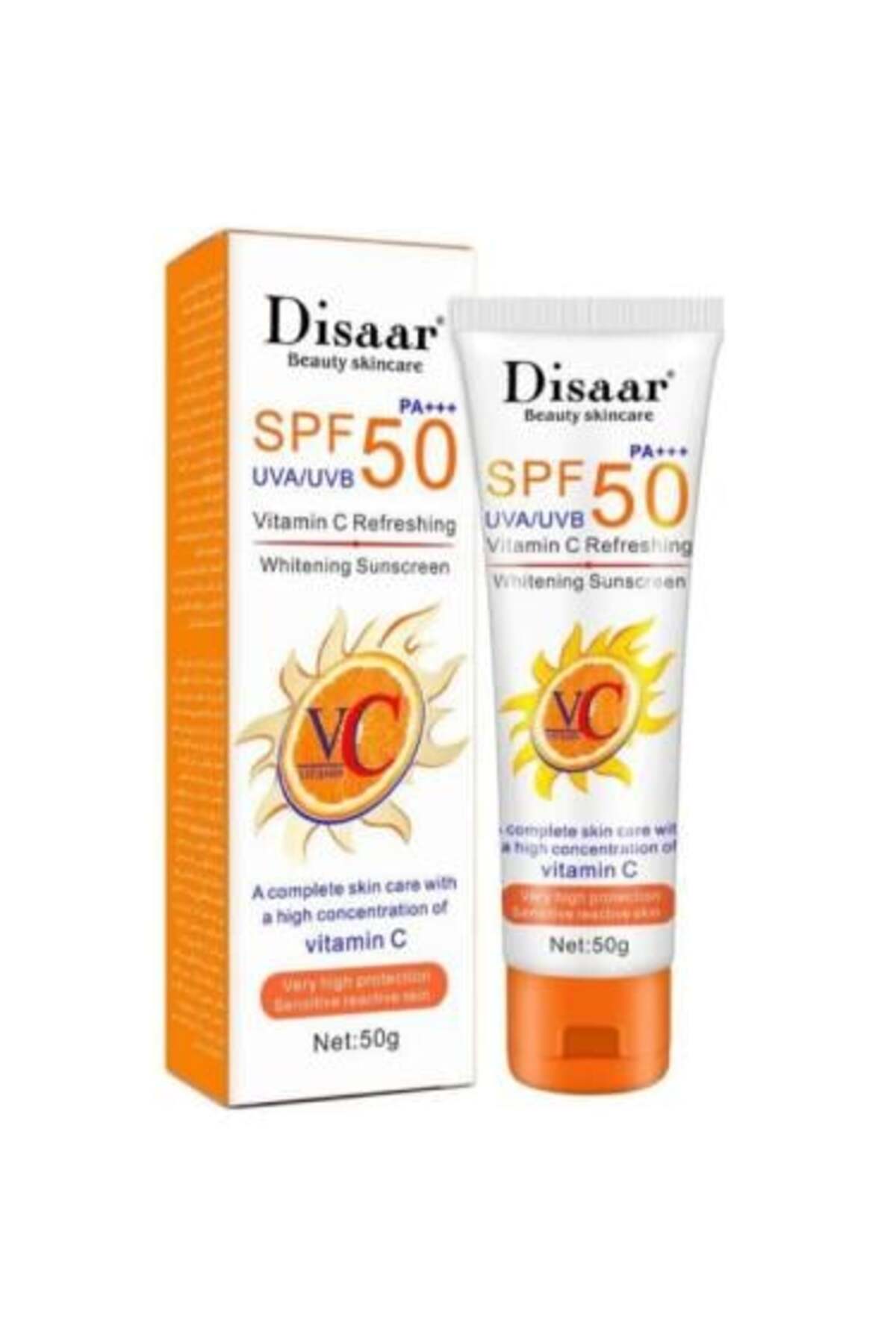 كريم واقي شمس مع فيتامين سي بعامل حماية (SPF 50) م...