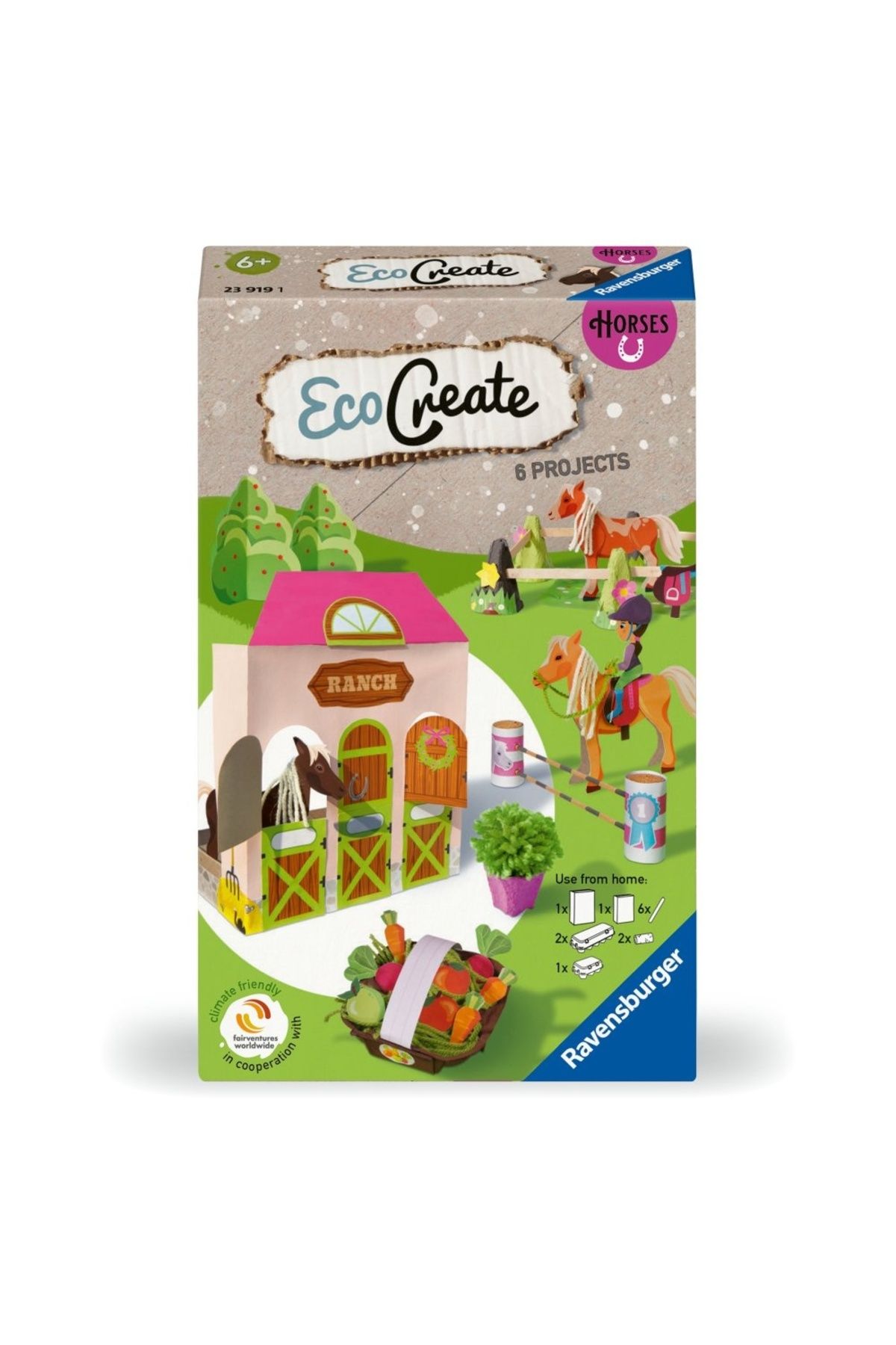 RAVENSBURGER-- Create Horse Farm Creation Set Including 6 Projects 3