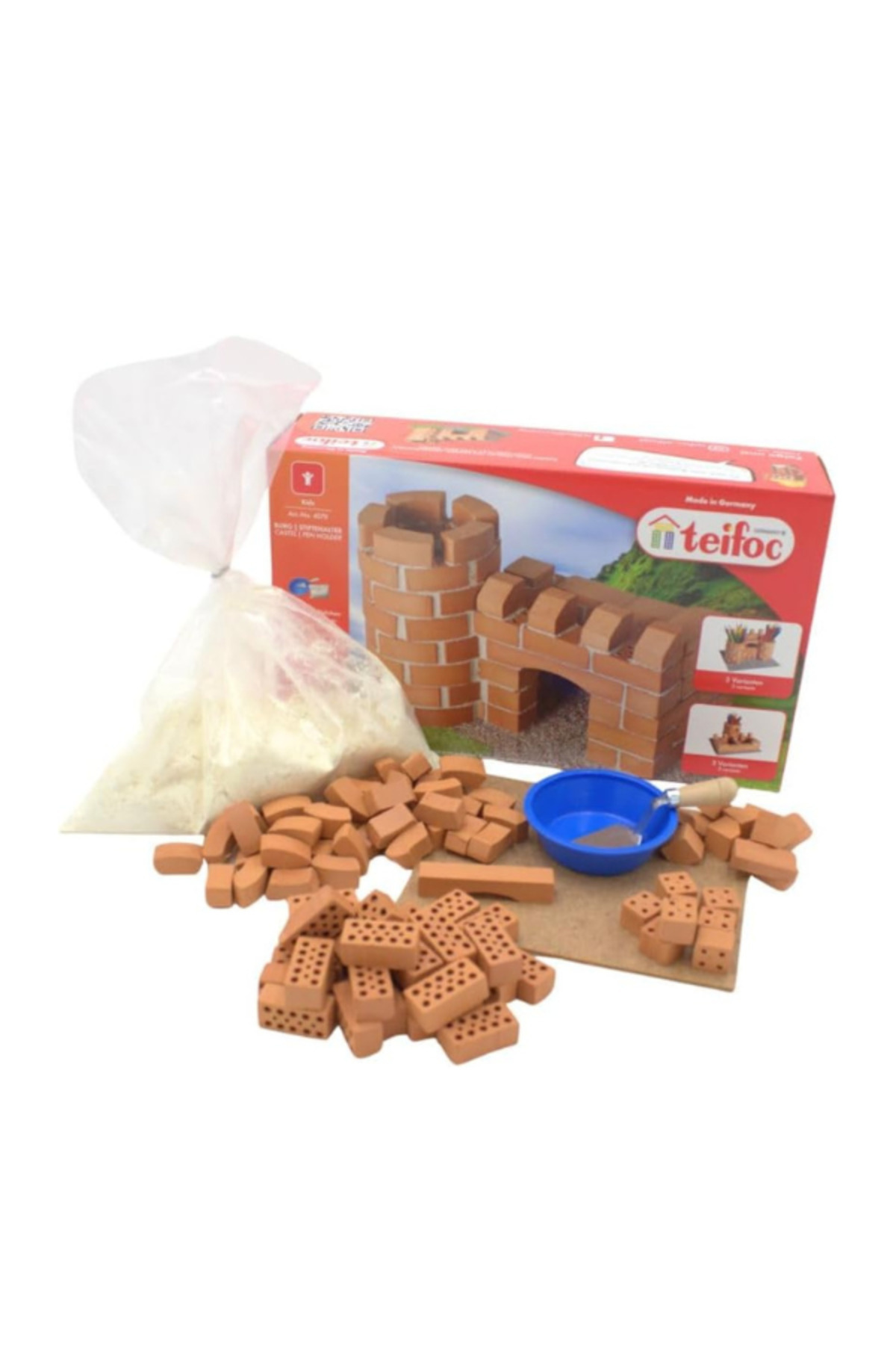 کیت ساختمانی آجری آلمان TEI 4070 - قلعه/جاخودکاری، چندرنگ