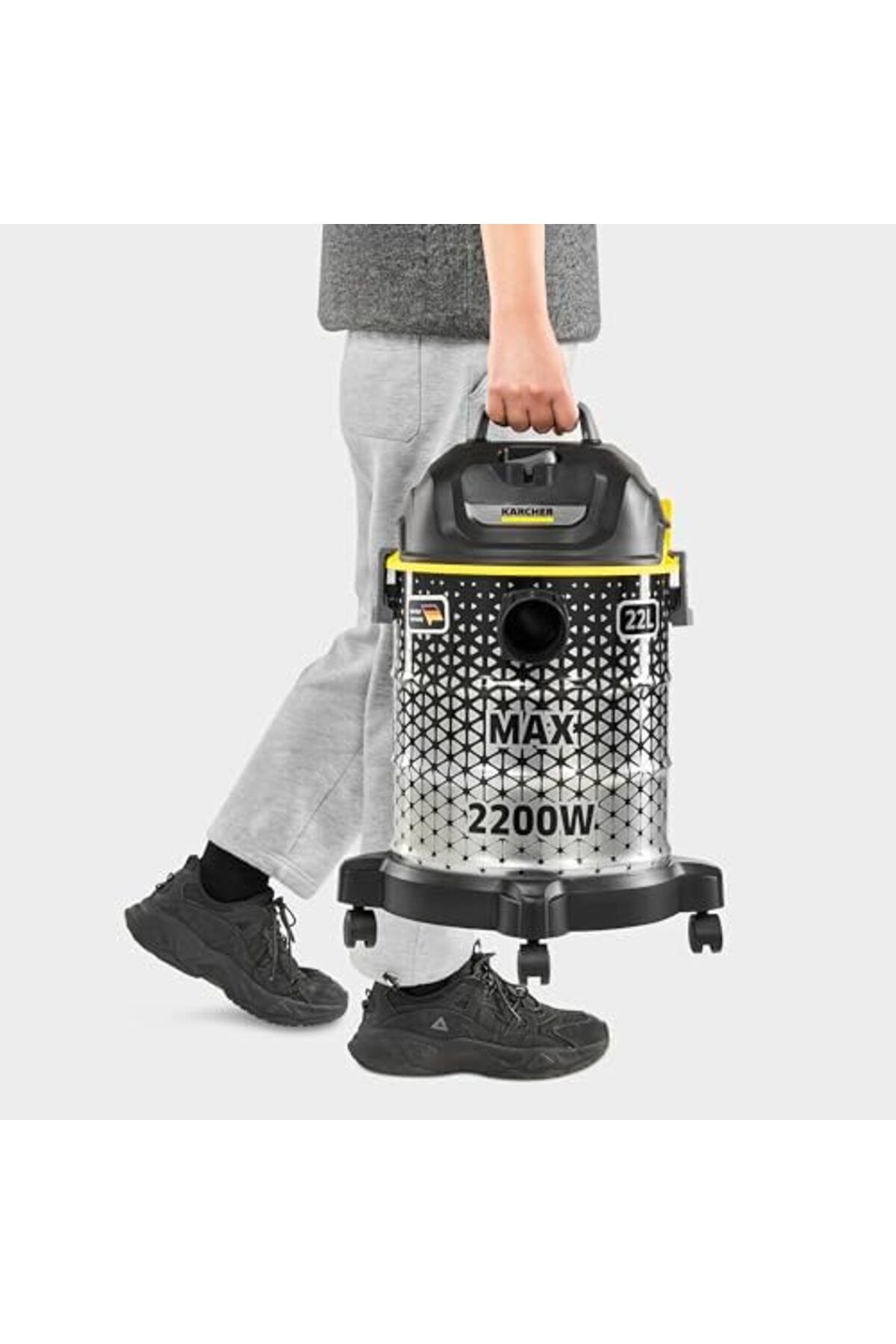 Karcher-Drum Vacuum Cleaner, 2200W Max Power with 22L Container and Blower Function 6