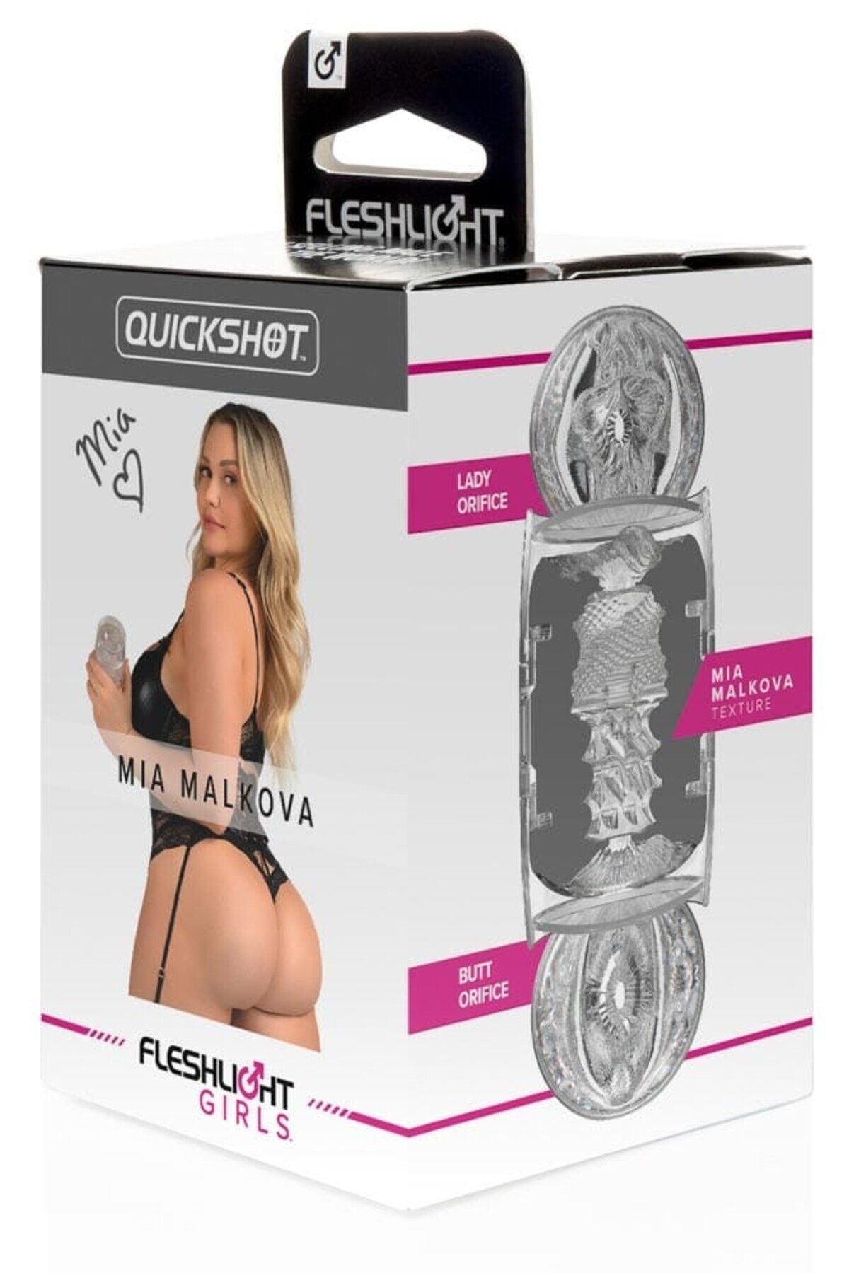 Fleshlight Quickshot Mia Malkova Masturbator, Unobstructed Exit- Trendyol