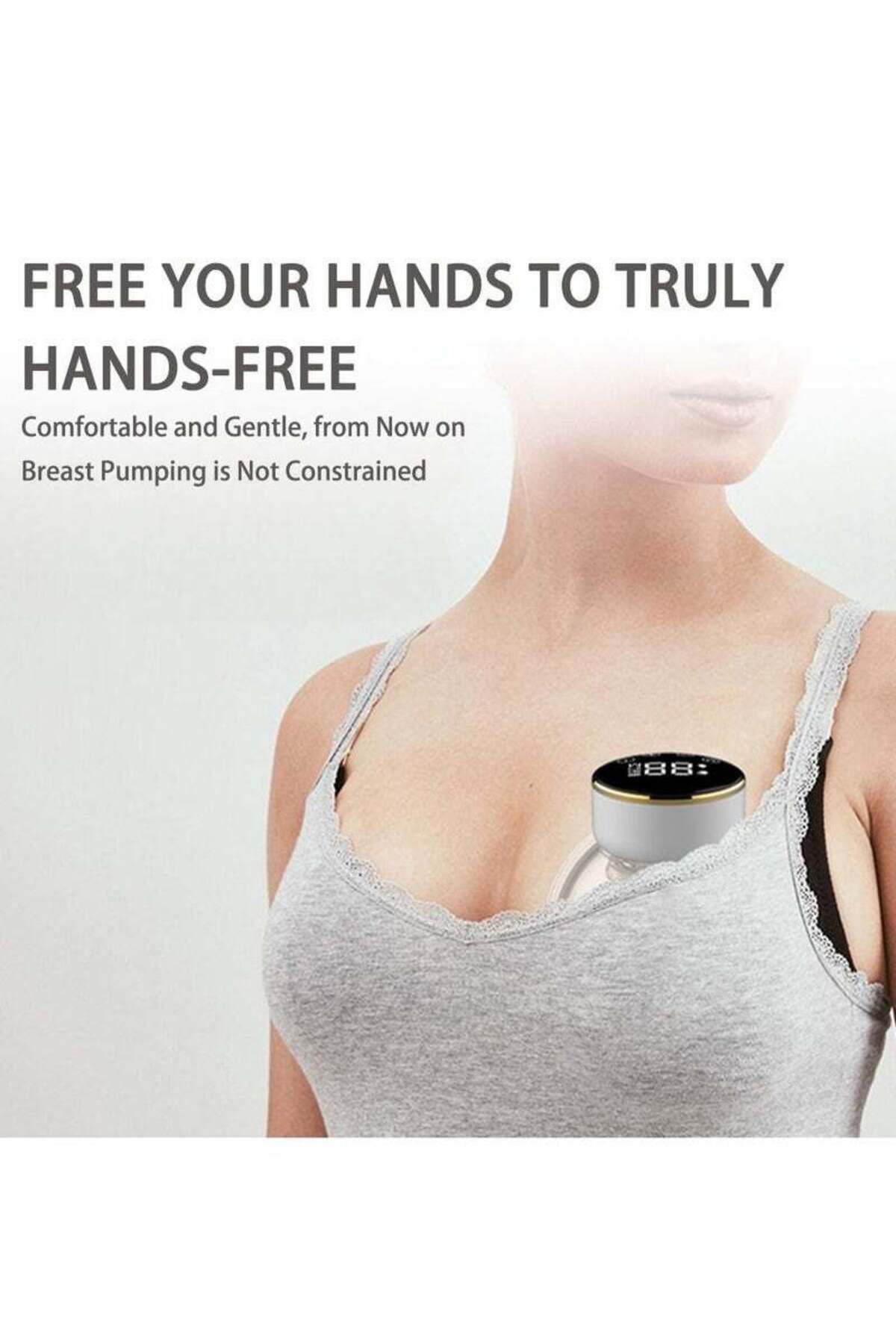 COOYA-Wearable Breast Pump, Longer Battery Life & LED Display, with 3 Modes & 9 Levels & Low Noise, 24mm 2