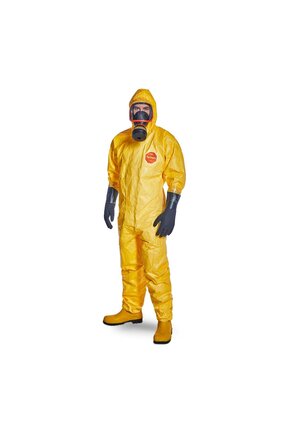 Dupont Tychem® 2000 C Fermuarlı ve Yapışkanlı Kimyasal Koruyucu Tulum