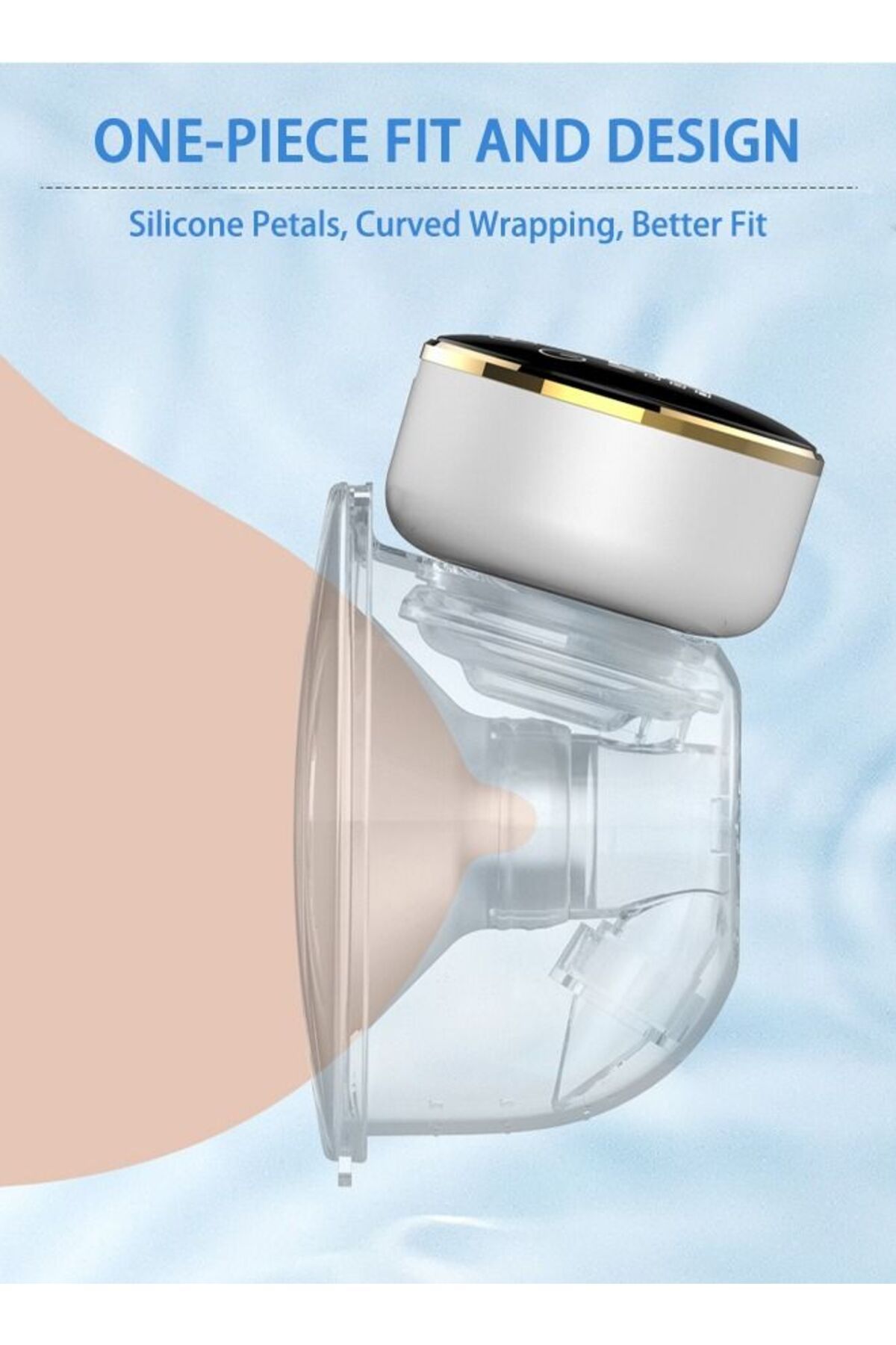 COOYA-Wearable Breast Pump, Longer Battery Life & LED Display, with 3 Modes & 9 Levels & Low Noise, 24mm 5