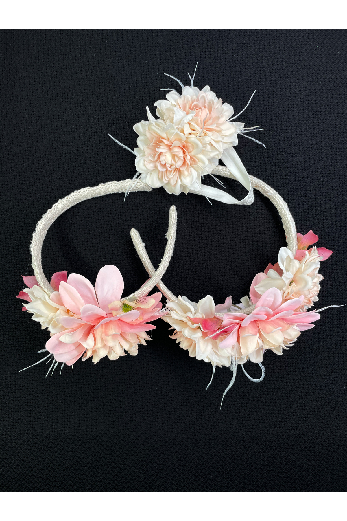 Hobi Stok Lüks Lohusa Seti - Anne Bebek Baby Shower Taç Takı Yastığı Kapı Süsü, Bebek Hamile Doğum Seti fotoğrafı 3 (önizleme)