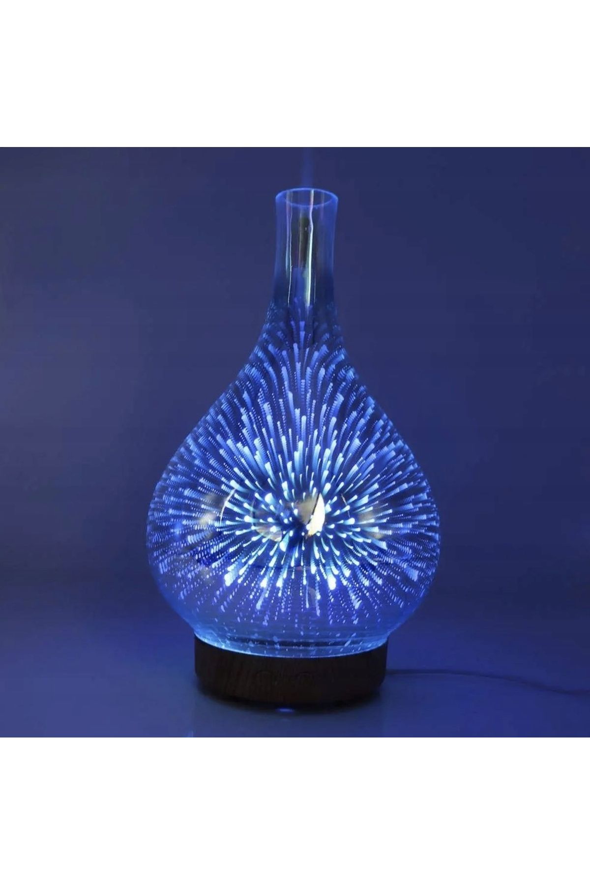 zola-Umidificator 3 in 1, difuzor arome, lampa LED RGB, fundal 3D, cronometru, 24x13 cm, 3 arome 1
